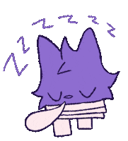 My Hero Academia Sleeping Sticker by Zoé p. illustration