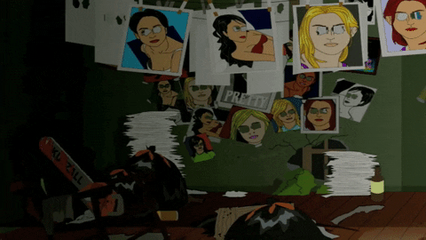 photos wall GIF by South Park 