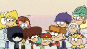 sledding the loud house GIF by Nickelodeon