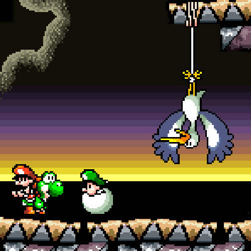 yoshi's island nintendo GIF