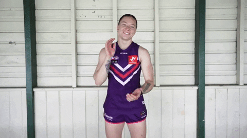 Clap Roux GIF by Fremantle Dockers