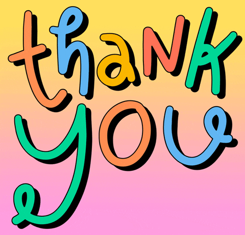 Give Thanks Thank You GIF by Sarah The Palmer