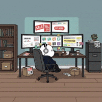 Black Friday Online Shopping GIF by Kanpai Pandas