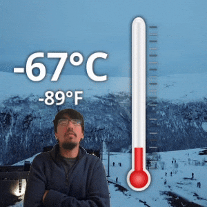 -67 °C