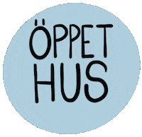Kulturofritid öppet hus Sticker