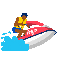 summer swimming Sticker by letgo