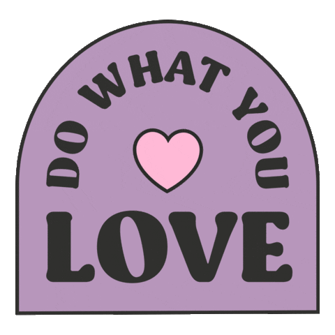 blocprint love do what you love love my job love your work Sticker