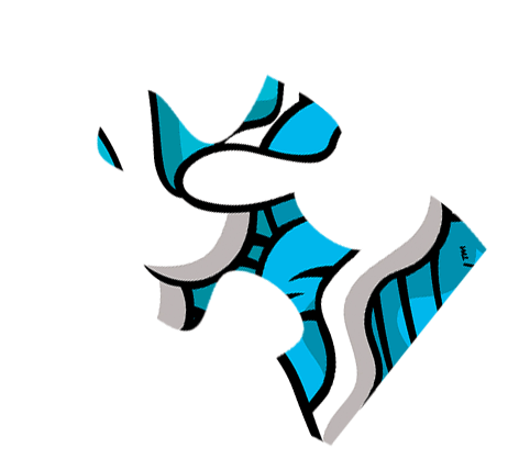 aaron kai puzzle Sticker by Pablo Rochat