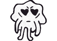 In Love Ghost Sticker