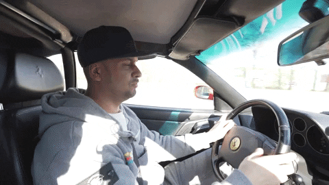 jp_productions giphyupload happy car laugh GIF