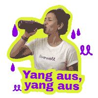 Water Bottle Sticker by Livewell Indo