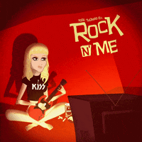 selfishgeneration kiss rock metal gamer GIF