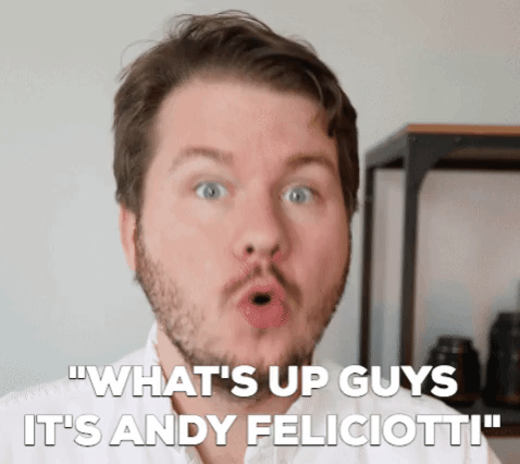 andy feliciotti what's up guys GIF