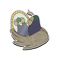 Bird Pigeon Sticker by Wind Sun Sky Entertainment