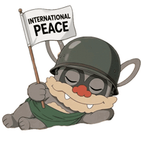 Landing War Sticker