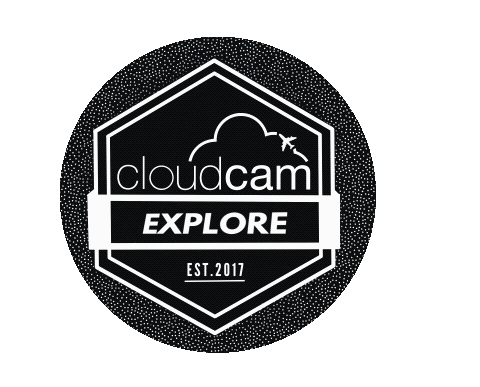 Logo Explore Sticker by CloudcamGIPHS