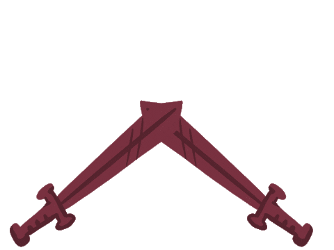 College Sword Sticker by Bellarmine University