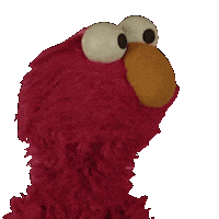 Elmo What Sticker by Sesame Street