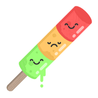 Happy Ice Cream Sticker by Shallow Lagoon