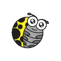 Insect Beetle Sticker by entomologando