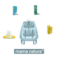 Crema Mochila Sticker by mama natura españa