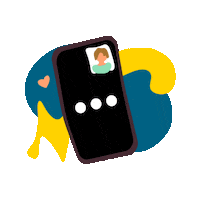 Mobile Phone Love Sticker by Mental Health Australia