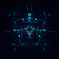 ericaofanderson trippy blue psychedelic red GIF