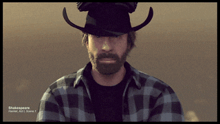 chuck norris christmas GIF
