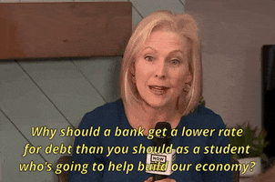 Kirsten Gillibrand Student Loan Debt GIF