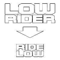LOWRIDER_AT arrow pfeil lowrider airforce Sticker