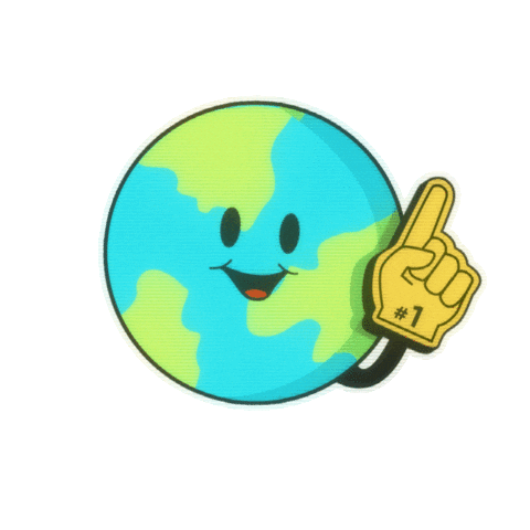 Go Green Mother Earth Sticker