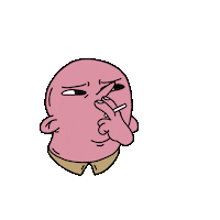 smoking man no Sticker by langoskepulany