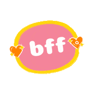 Bff Best Friend Forever Sticker by Alphabeto