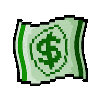 8 Bit Money Sticker by Deadstream