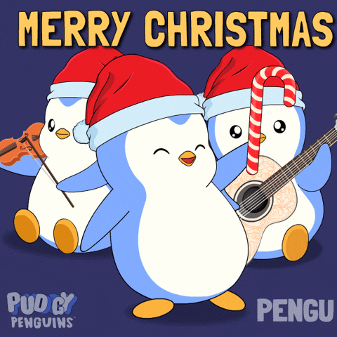 Merry Christmas GIF by Pudgy Penguins