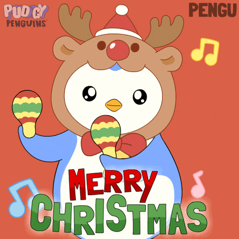 Merry Christmas GIF by Pudgy Penguins