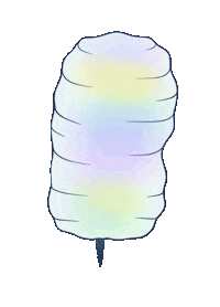 Cotton Candy Sticker by Linnanmäki