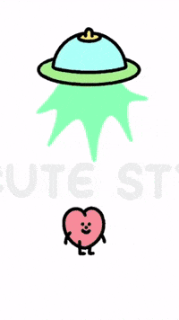 Heart Ufo GIF