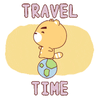 Time Traveler Travel Sticker by bluesbear