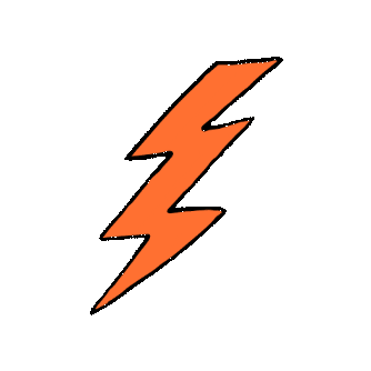 Claires_Stores giphygifmaker lightning claires Sticker