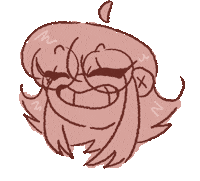 eoly_jpeg cartoon kawaii smiling glasses Sticker