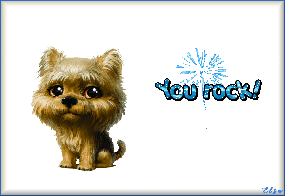 Animated Card You Rock GIF