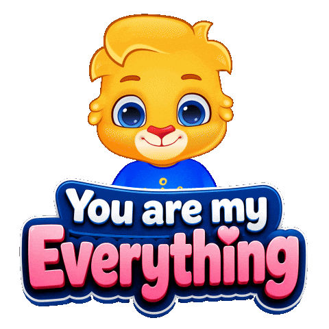 I Love You Heart Sticker by Lucas and Friends by RV AppStudios
