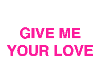give me love Sticker by We Are Diamond