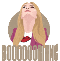 bored killing eve Sticker by Nazaret Escobedo