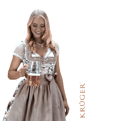 fashion beer Sticker by Krüger Dirndl