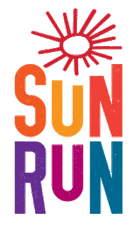Run Sun Sticker by SSM Health Cardinal Glennon