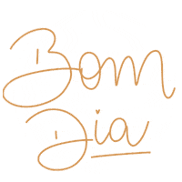 Bom Dia Lettering Sticker by Oficina do Pijama