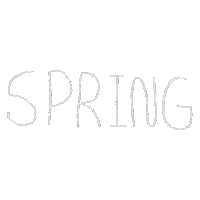 Text Spring Sticker