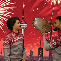 Happy New Year Party GIF by Fortuna Düsseldorf
